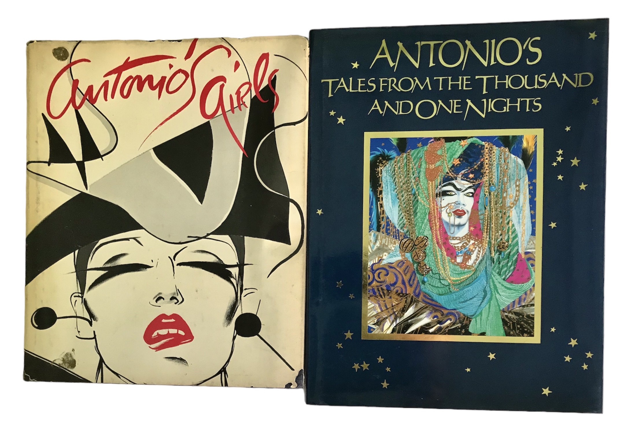 Antonio Lopez - Antonio's Girls (Autographed) & Tales from the Thousand and One Nights - First Editions Books 1980s