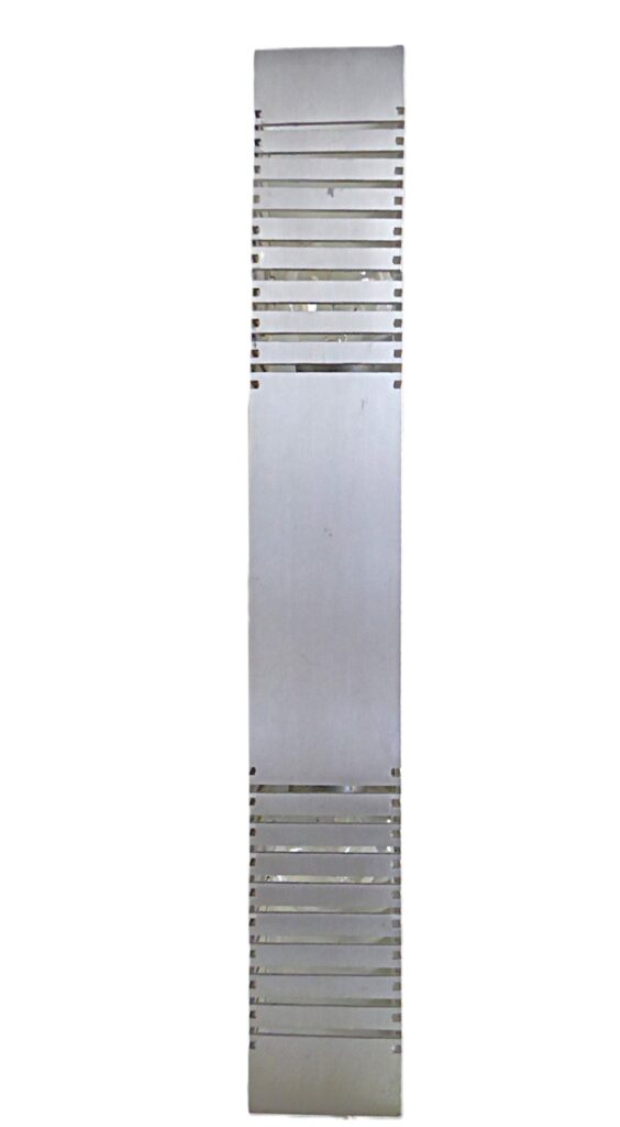 Minimalist Space Age Modern Aluminium European Sconce 1960s - 3 available